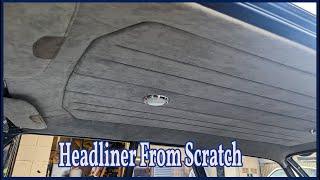 Custom headliner From Scratch Classic Car - Upholstery Tips