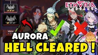 Aurora Hell Mode Cleared Using SR F2P Team – F2P Friendly Team! | ETHERIA RESTART