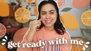 GLOW UP WITH ME // everyday makeup routine + refresh day 4 hair!