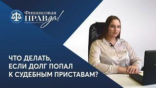 СУДЕБНЫЕ ПРИСТАВЫ. Долг передали приставам, что делать? Финансовая правда - Банкротство