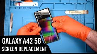 Galaxy A42 5G Screen and Frame Replacement Guide | Teardown | A for Average