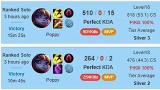 NEW POPPY EXPLOIT! 500 Kills in 15 Minutes! (League of Legends Record)