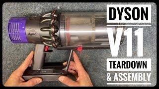 Vacuum repair man shows how to take apart and reassemble Dyson V11 for cleaning