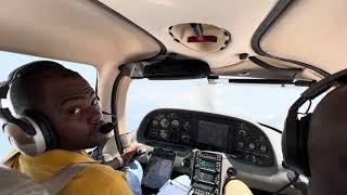 Flying from Jamaica part 5 full approach to land KISO￼ with my copilot (CFI)waking up from a nap