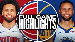 Game Recap: Warriors 115, Pistons 110