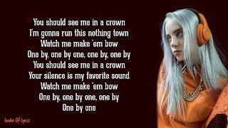 Billie Eilish - you should see me in a crown (Lyrics)