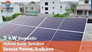 5 kW Domestic Hybrid Solar Power System | SUN SOLAR