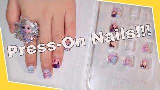 Disney Frozen 2 Press-On Fake Nails | Princess Girls | Unboxing | Pretend Play | Elsa, Anna & Olaf