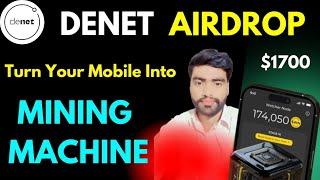 Denet Airdrop | DeNet Watcher Node WN Token Mining Guide | Denet watcher Node withdraw