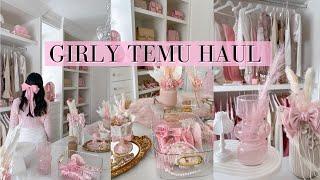 HUGE GIRLY TEMU HAUL!-SLMISSGLAM