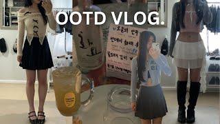 ootd vlog: what i wear in a week | clubbing, dying my hair, yummy food! ft. ana luisa