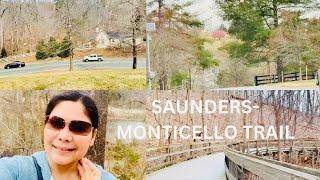 WALKING: SAUNDERS-MONTICELLO TRAIL CHARLOTTESVILLE,VA|Arlyn Aquino vlog