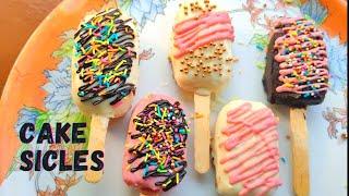 Cakesicles || how to make cakesicles at home || homemade cakesicles recipe