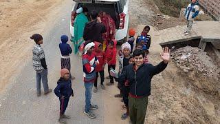 Celebrating new year with village kids ️