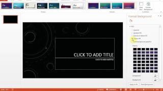 Microsoft PowerPoint 2013 How To Change Variants Or Colors Of A Theme Custom Variants