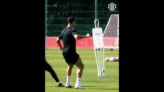 A Minute of United Players Training with Ronaldo #Roadto100Subscribers #shorts