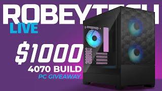 $1000 RTX 4070 Step-by-Step Budget PC Build Guide with Benchmarks