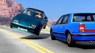High Speed Traffic Car Crashes #244 - BeamNG Drive | CrashBoomPunk