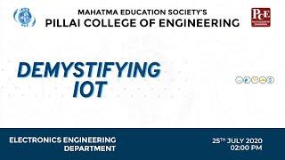 Demystifying iOT Webinar | IEEE PCE