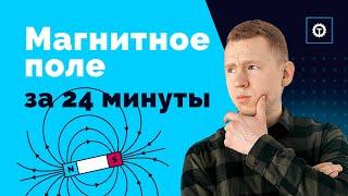 МАГНИТНОЕ ПОЛЕ за 24 минуты. ЕГЭ Физика. Николай Ньютон. Техноскул