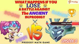 PRODIGY MATH GAME | What Happens if you lose a BATTLE against ANCIENT in Prodigy | HARMONY ISLAND.