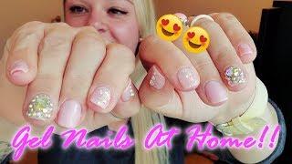 Gel Nail Polish Nails At Home!! | Beetles Gel Polish | Candiik Vlogs