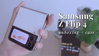 Aesthetic Unboxing | Samsung Galaxy Z Flip 4  (Bespoke) + First Impressions