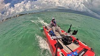 Florida Keys IT IS NOT ALWAYS ROSY Sea Eagle FastCat12 vs Beach, Bad Weather and Low Tide