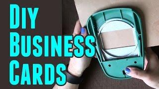 DIY Business Cards: Tools for Cutting Thick Cardstock