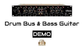 Millennia NSEQ-2 Eq - Drum Bus & Bass Guitar | Hardware Demo