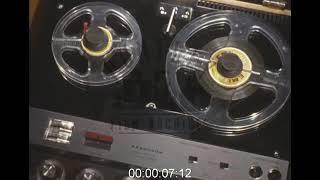 Tape Recorder Spins, 1970s - Archive Film 1094194