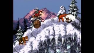 Donkey Kong Country Playthrough (Actual SNES Capture) - Gorilla Glacier