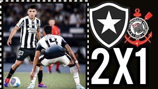 BOTAFOGO 2x1 CORINTHIANS - GLORIOSO LÍDER - ANÁLISE ROBUSTA