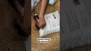 Meesho lehenga unboxing #lehenga #diwalishopping #unboxing #meesho