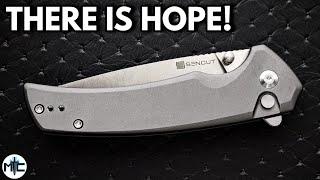 Thank GOODNESS! - Sencut Serene Button Lock Folding Knife - Overview and Review