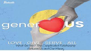 Genero US -What Are We? The Complicated Relationship Between Us and Our Money- Pastor Sifa Potauaine