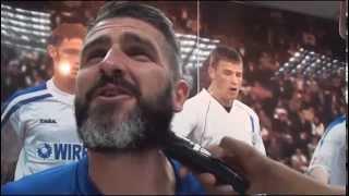 Grow4Joe - Ryan Lowe's beard is shaved off by Joe Thompson