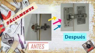 Descubre cómo reparar una bisagra de cazoleta #bricolaje #bricolage #tutorial