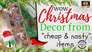 Dollar Tree Christmas DIYS 2024 | Gingerbread man decorations