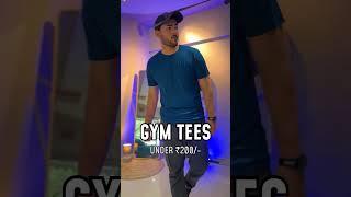 Gym Tees Under 200 | *links* in Bio | #shorts #mensoutfit #hindifashion