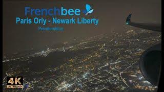 Frenchbee Paris Orly to Newark in Premiumblue - 4K