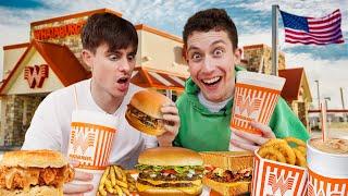 Brits try Whataburger for the first time!