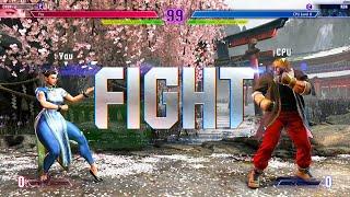 Street Fighter 6 Chun Li vs Ken Gameplay No Commentary