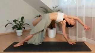 20 min deep chest Opening Yoga Flow - for bikers | 20 min  (ENG)