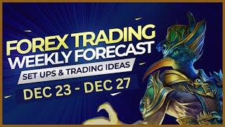  Weekly Forex Forecast | EURUSD, GBPUSD, USDJPY, AUDUSD, XAUUSD OIL (23/12/2024) Supply And Demand