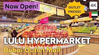 LuLu Hypermarket (NOW OPEN) at Dubai Outlet Mall! AMAZING Deals & Offers! 4K Grocery Shopping Tour