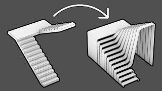 Rhino Tutorial I Staircase Modeling (Easy)