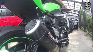 Full Top 10 Exhaust Sound Kawasaki ZX6R Two Brothers, Akrapovic, M4, Arrow, Racefit, SC Project