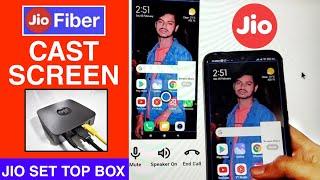 How to screen cast smartphone in Jio fiber set top box - #thetechnologist