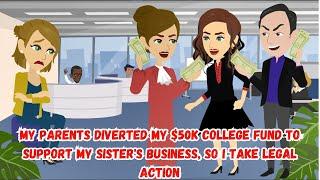 My Parents Diverted My $50K College Fund to Support My Sister's Business, So I Take Legal Action